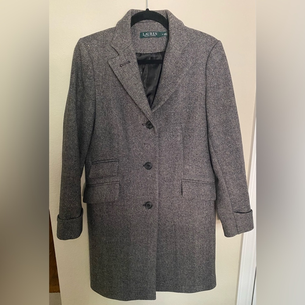 Like New Lauren Ralph Lauren Tweed Coat